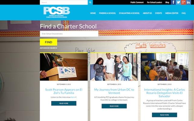Thumbnail of DC Public Charter School Board project